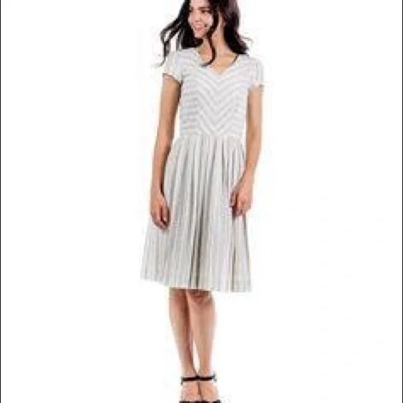 DownEast | Dresses | Down East Linen Cape Cod Striped Dress Nwt Large |  Poshmark